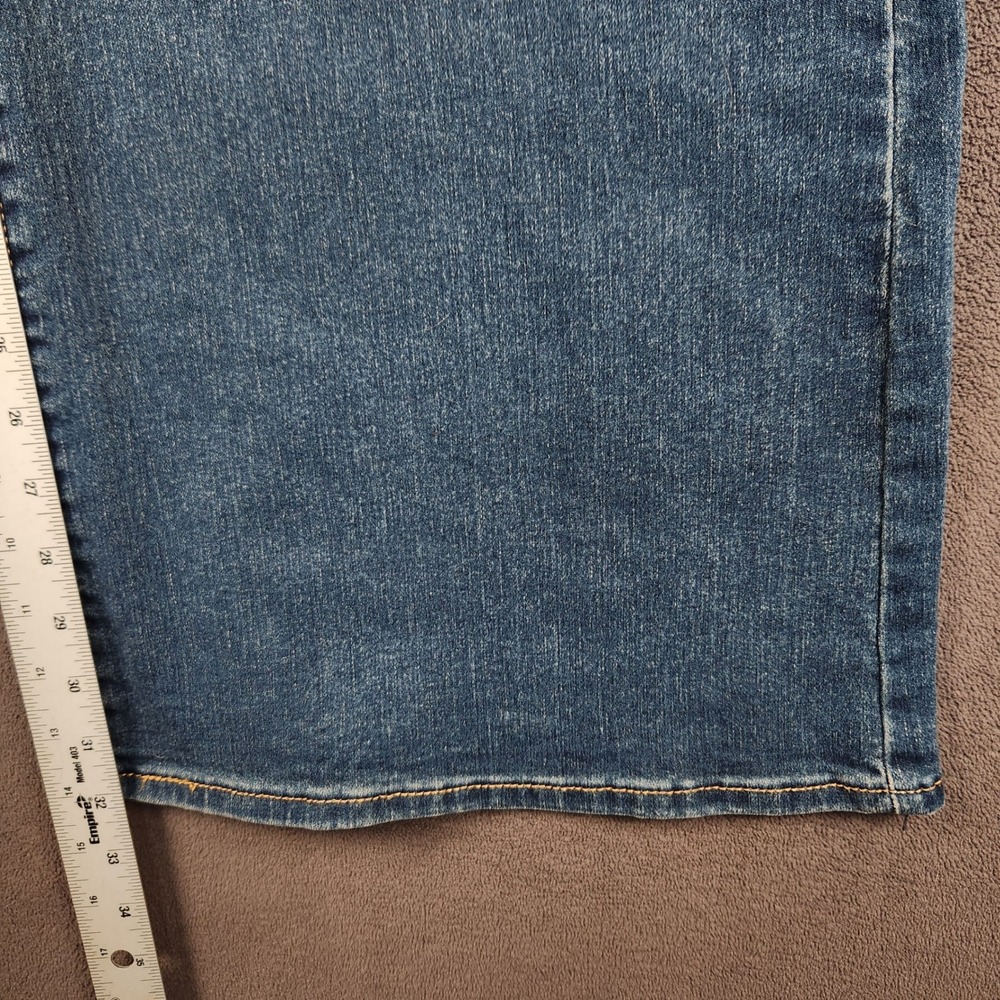 Levis 318 Shaping Wide Leg Jeans Womens 31x32 Blue Medium Wash Stretch Denim NEW - Picture 9 of 11